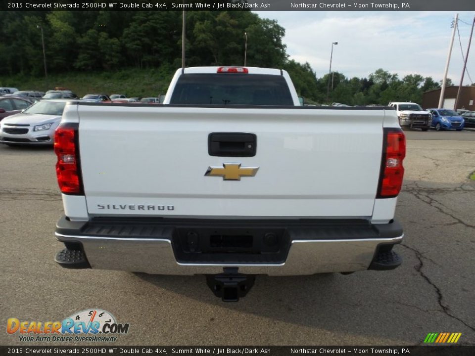 2015 Chevrolet Silverado 2500HD WT Double Cab 4x4 Summit White / Jet Black/Dark Ash Photo #7