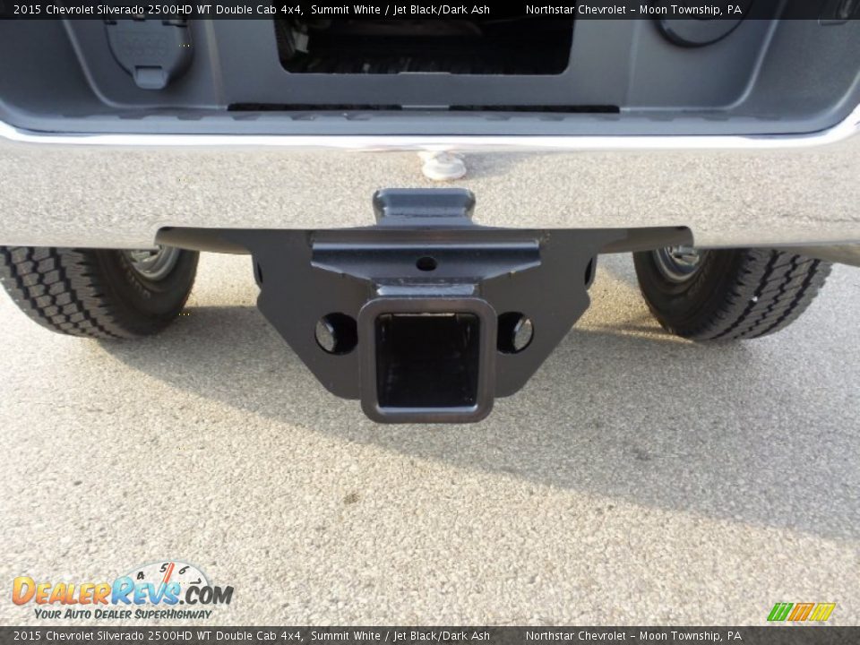 2015 Chevrolet Silverado 2500HD WT Double Cab 4x4 Summit White / Jet Black/Dark Ash Photo #8