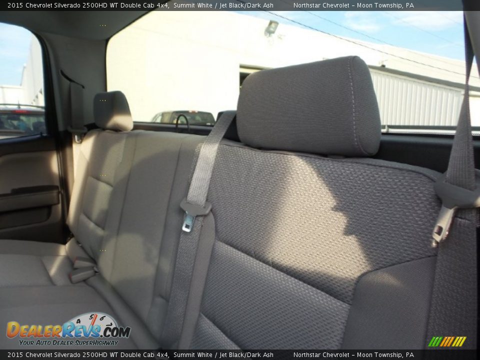2015 Chevrolet Silverado 2500HD WT Double Cab 4x4 Summit White / Jet Black/Dark Ash Photo #13