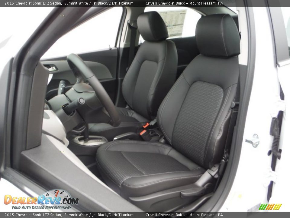Front Seat of 2015 Chevrolet Sonic LTZ Sedan Photo #11
