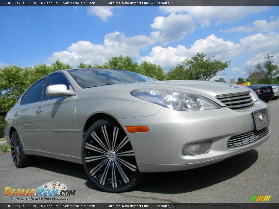 2002 Lexus ES 300 Millennium Silver Metallic / Black Photo #2