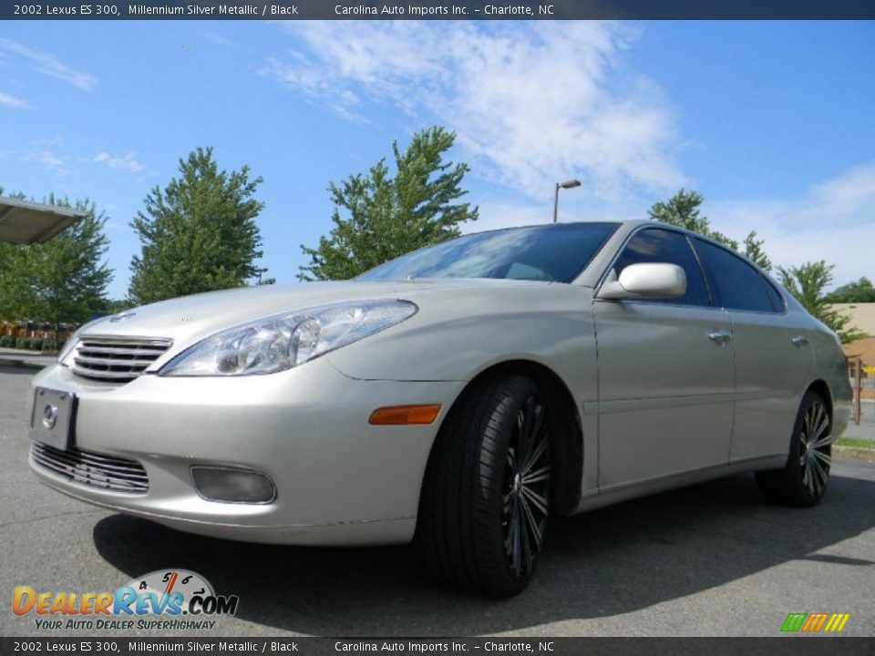 2002 Lexus ES 300 Millennium Silver Metallic / Black Photo #6