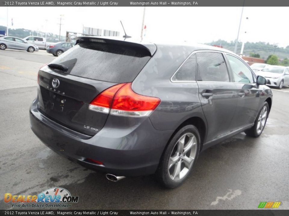 2012 Toyota Venza LE AWD Magnetic Gray Metallic / Light Gray Photo #5