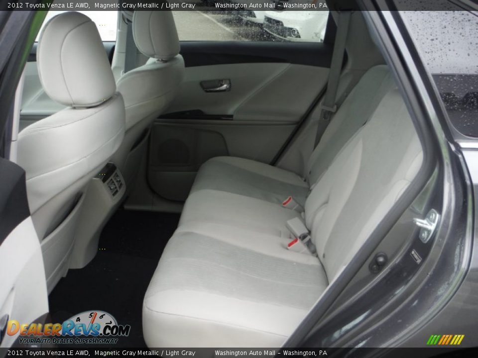 2012 Toyota Venza LE AWD Magnetic Gray Metallic / Light Gray Photo #16