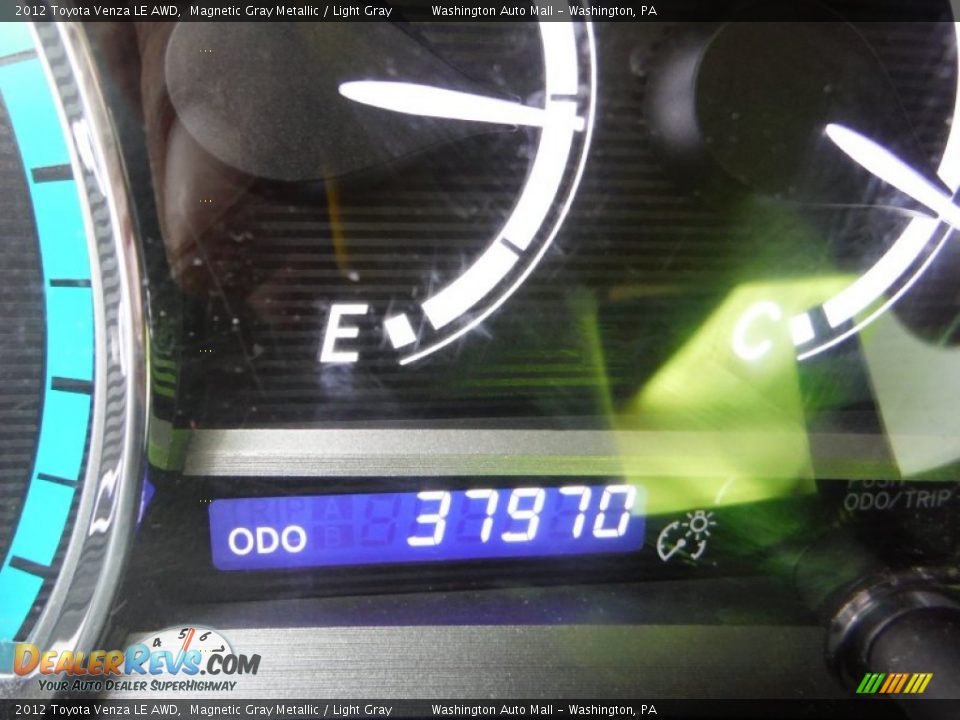 2012 Toyota Venza LE AWD Magnetic Gray Metallic / Light Gray Photo #20