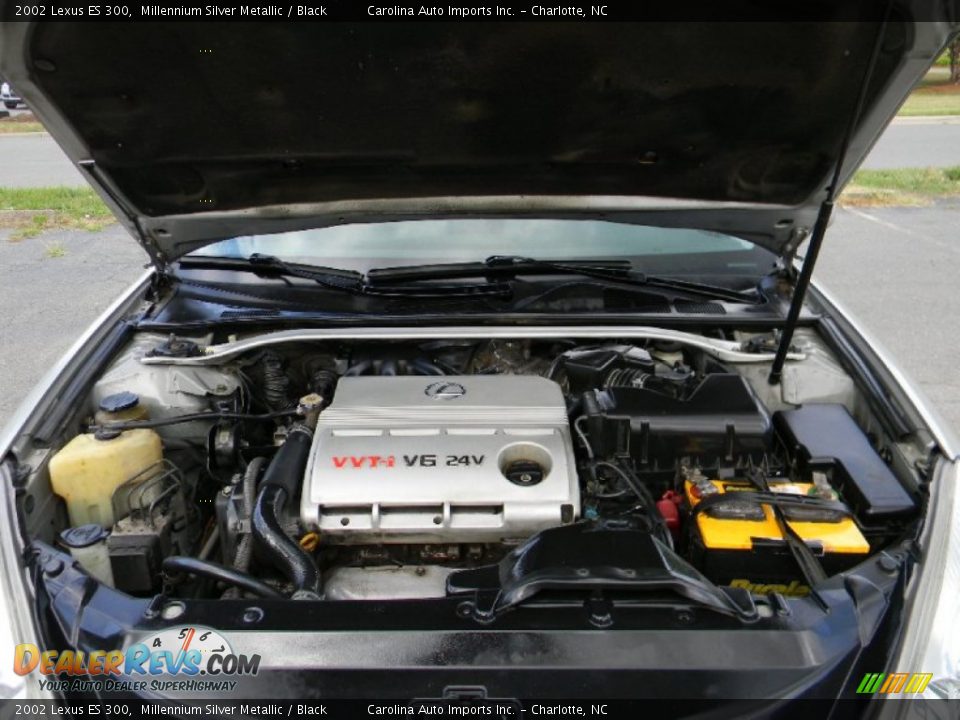 2002 Lexus ES 300 Millennium Silver Metallic / Black Photo #25