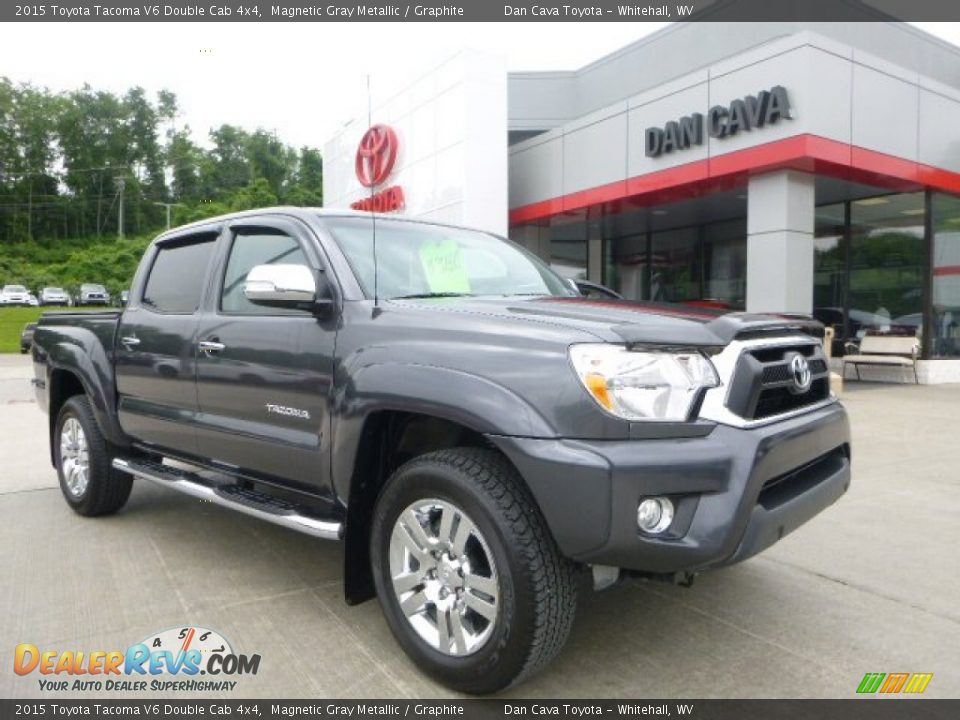 2015 Toyota Tacoma V6 Double Cab 4x4 Magnetic Gray Metallic / Graphite Photo #1