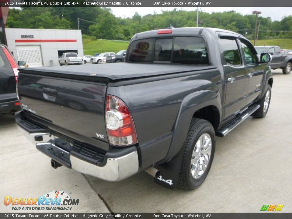 2015 Toyota Tacoma V6 Double Cab 4x4 Magnetic Gray Metallic / Graphite Photo #5