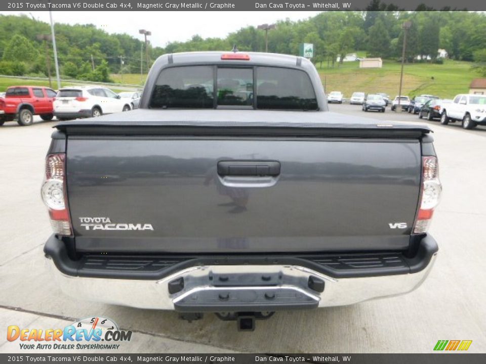 2015 Toyota Tacoma V6 Double Cab 4x4 Magnetic Gray Metallic / Graphite Photo #6