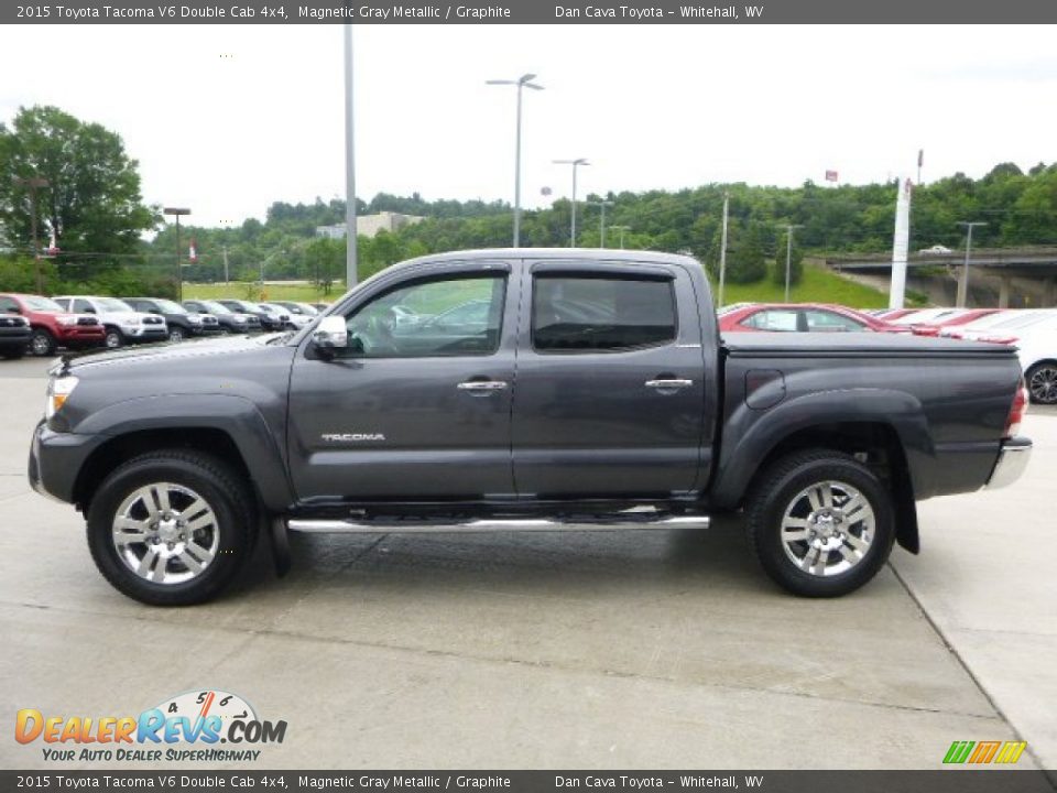 2015 Toyota Tacoma V6 Double Cab 4x4 Magnetic Gray Metallic / Graphite Photo #8