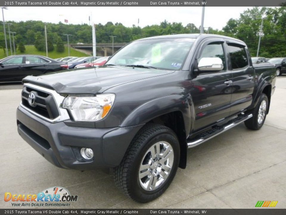 2015 Toyota Tacoma V6 Double Cab 4x4 Magnetic Gray Metallic / Graphite Photo #9