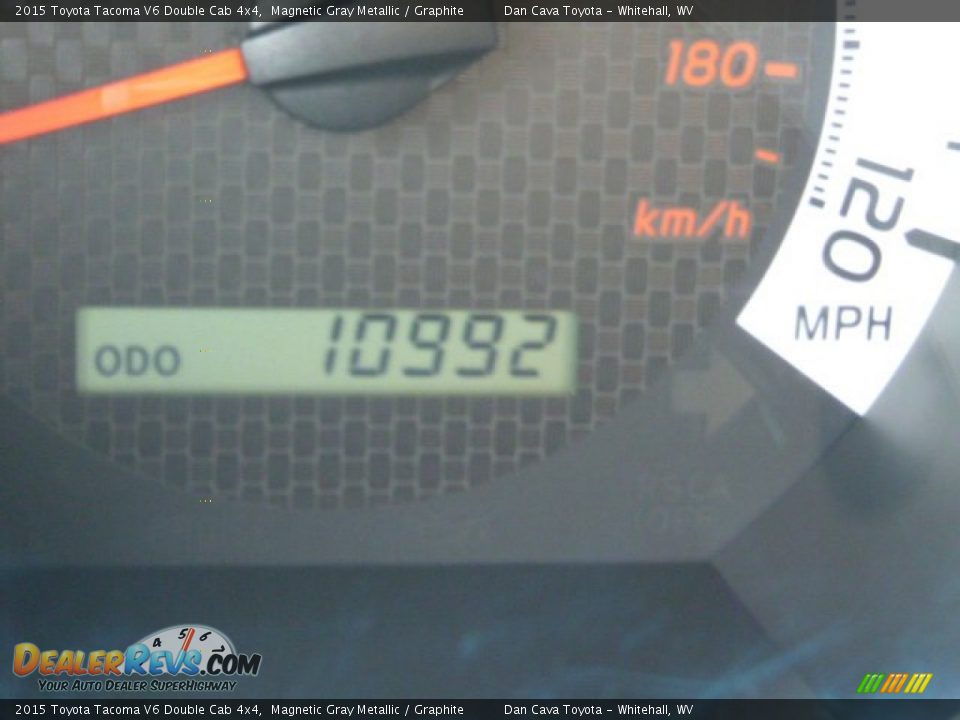 2015 Toyota Tacoma V6 Double Cab 4x4 Magnetic Gray Metallic / Graphite Photo #19