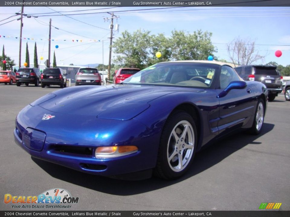 2004 Chevrolet Corvette Convertible LeMans Blue Metallic / Shale Photo #3