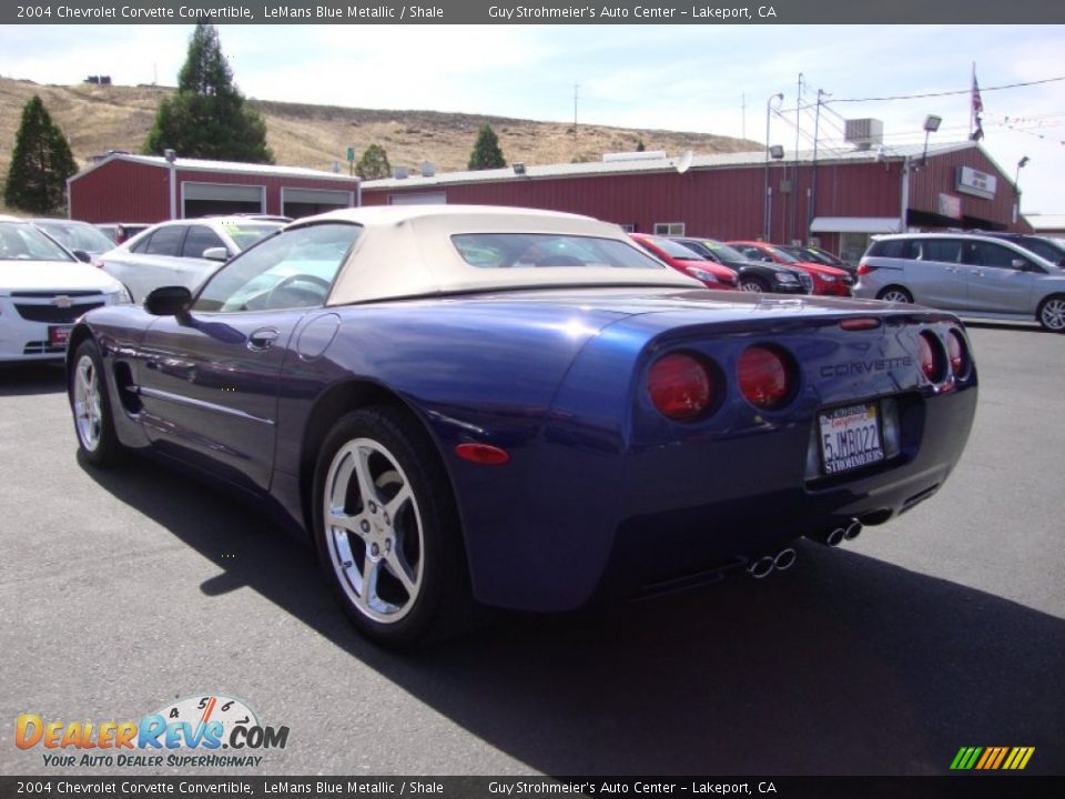 2004 Chevrolet Corvette Convertible LeMans Blue Metallic / Shale Photo #5