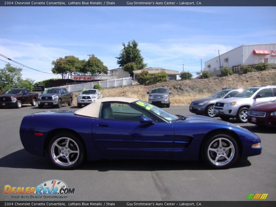 2004 Chevrolet Corvette Convertible LeMans Blue Metallic / Shale Photo #8