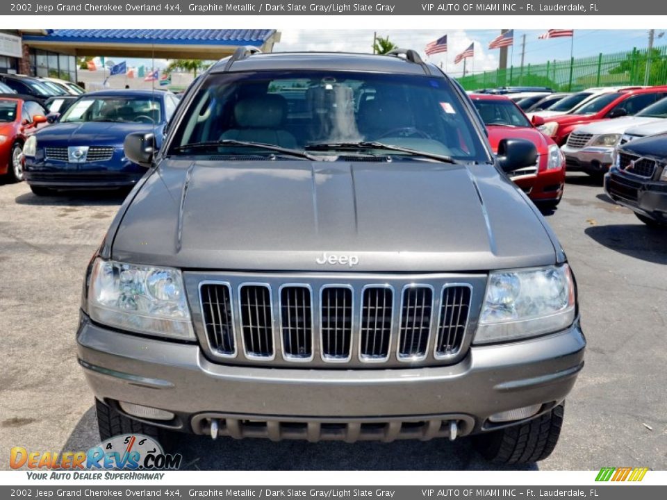 2002 Jeep Grand Cherokee Overland 4x4 Graphite Metallic / Dark Slate Gray/Light Slate Gray Photo #2
