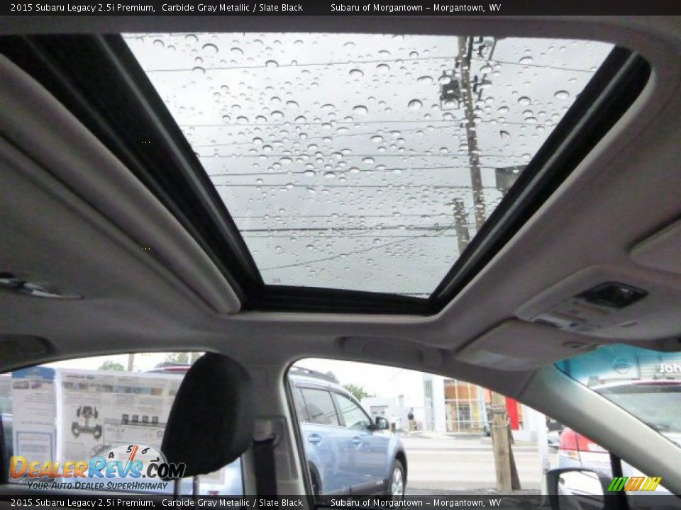 2015 Subaru Legacy 2.5i Premium Carbide Gray Metallic / Slate Black Photo #10