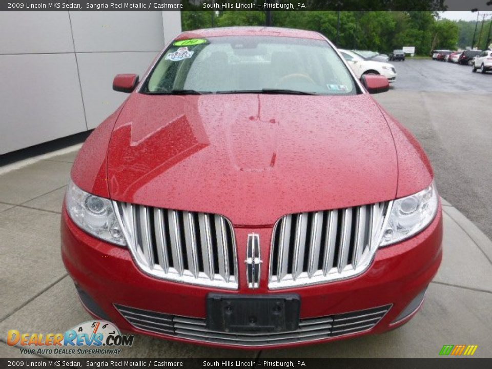 2009 Lincoln MKS Sedan Sangria Red Metallic / Cashmere Photo #8