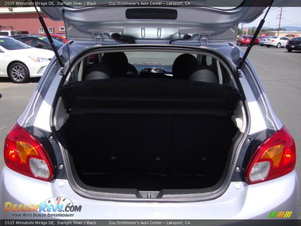 2015 Mitsubishi Mirage DE Starlight Silver / Black Photo #24