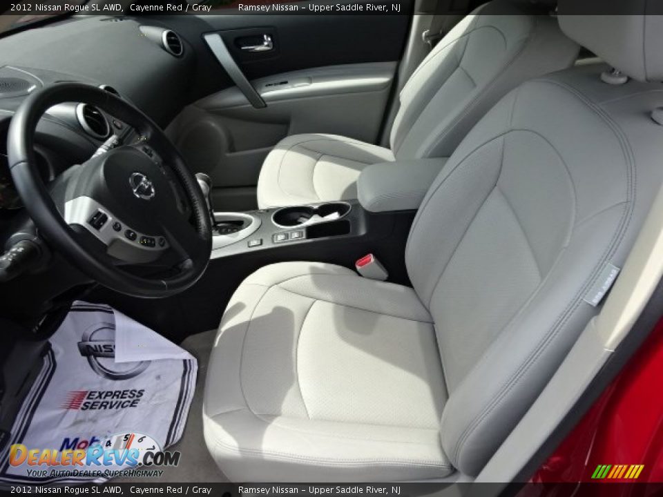 2012 Nissan Rogue SL AWD Cayenne Red / Gray Photo #11