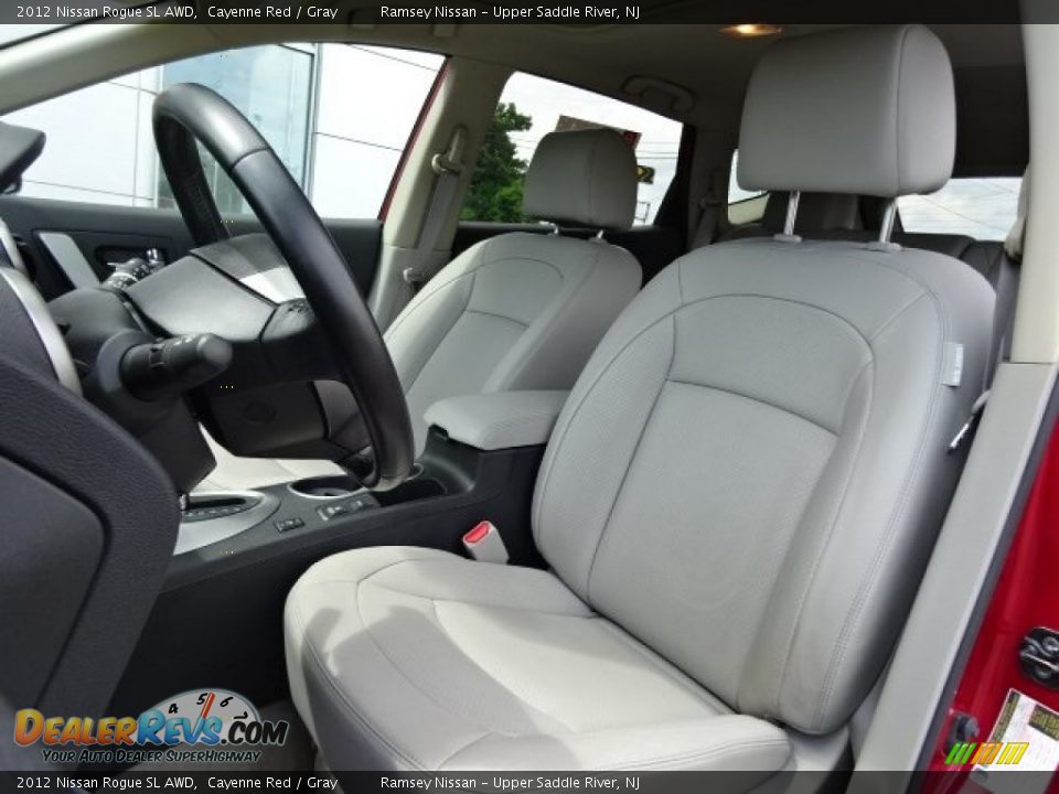 2012 Nissan Rogue SL AWD Cayenne Red / Gray Photo #12