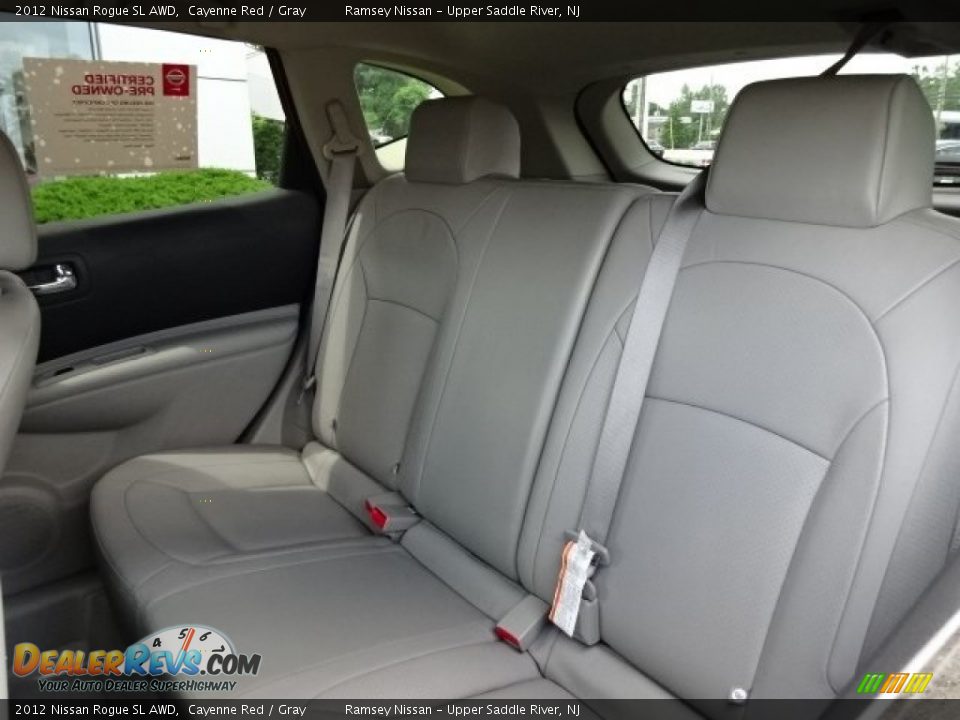 2012 Nissan Rogue SL AWD Cayenne Red / Gray Photo #13