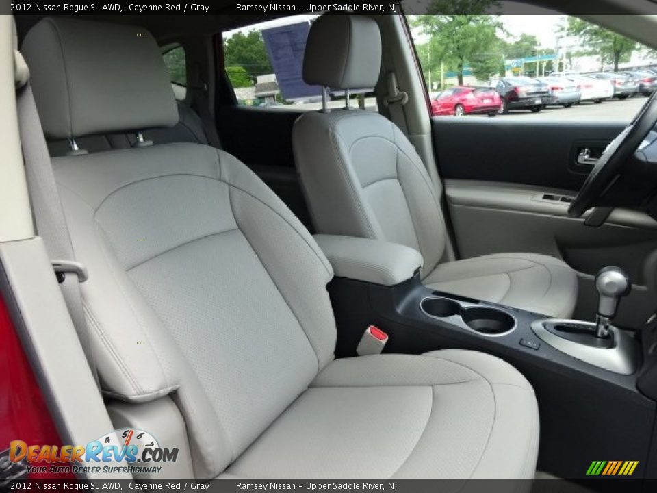 2012 Nissan Rogue SL AWD Cayenne Red / Gray Photo #16
