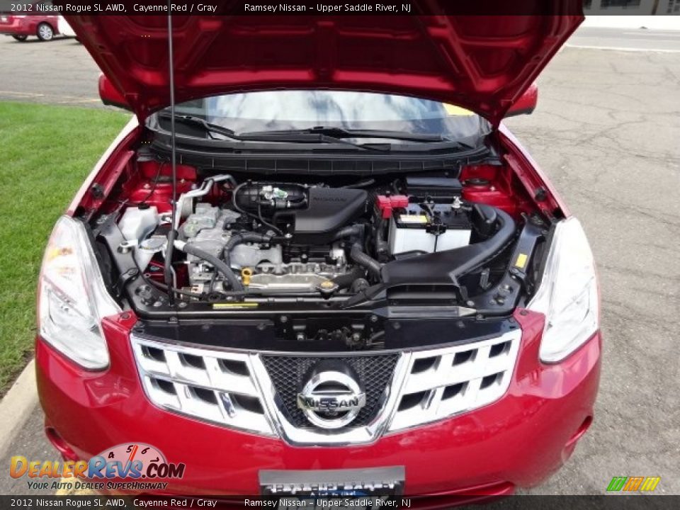 2012 Nissan Rogue SL AWD Cayenne Red / Gray Photo #20