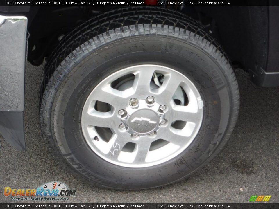 2015 Chevrolet Silverado 2500HD LT Crew Cab 4x4 Tungsten Metallic / Jet Black Photo #3