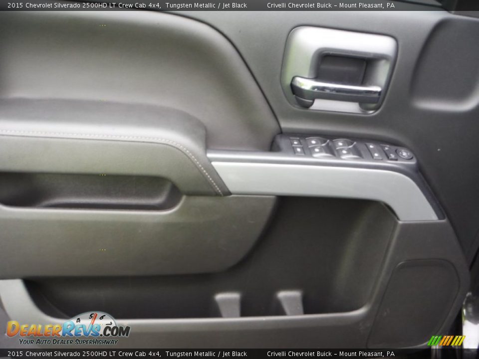 2015 Chevrolet Silverado 2500HD LT Crew Cab 4x4 Tungsten Metallic / Jet Black Photo #10
