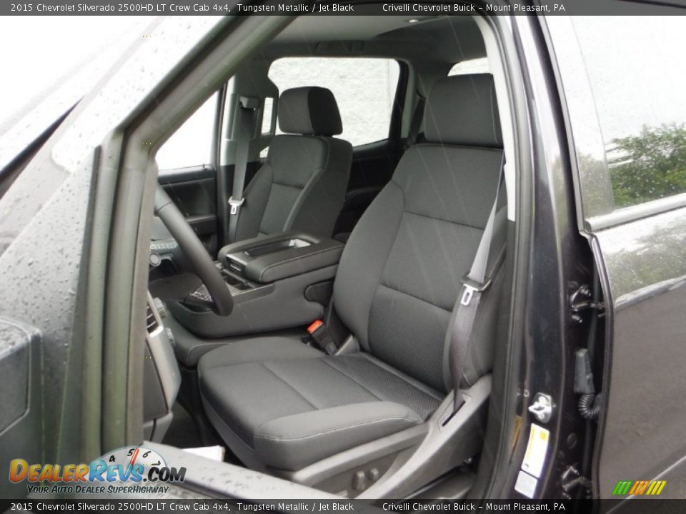2015 Chevrolet Silverado 2500HD LT Crew Cab 4x4 Tungsten Metallic / Jet Black Photo #13