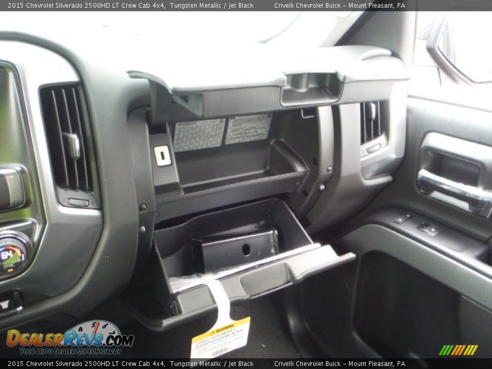 2015 Chevrolet Silverado 2500HD LT Crew Cab 4x4 Tungsten Metallic / Jet Black Photo #21