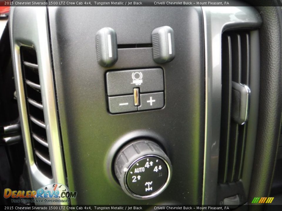 2015 Chevrolet Silverado 1500 LTZ Crew Cab 4x4 Tungsten Metallic / Jet Black Photo #10