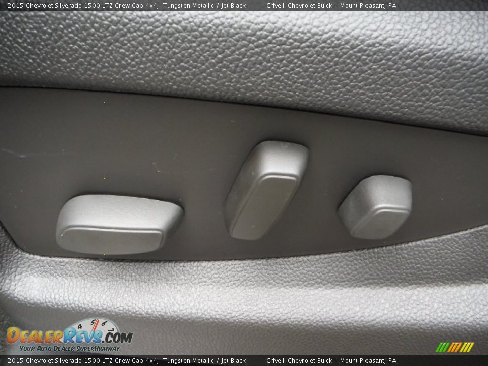 2015 Chevrolet Silverado 1500 LTZ Crew Cab 4x4 Tungsten Metallic / Jet Black Photo #15