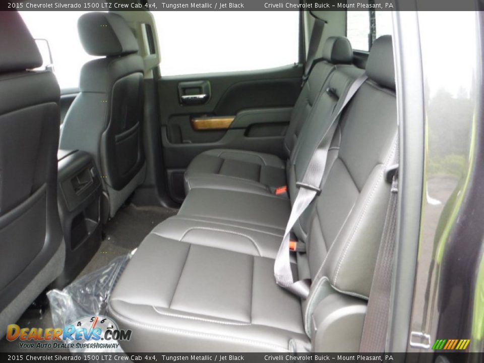 2015 Chevrolet Silverado 1500 LTZ Crew Cab 4x4 Tungsten Metallic / Jet Black Photo #23