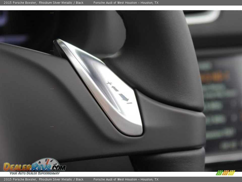 2015 Porsche Boxster Rhodium Silver Metallic / Black Photo #30
