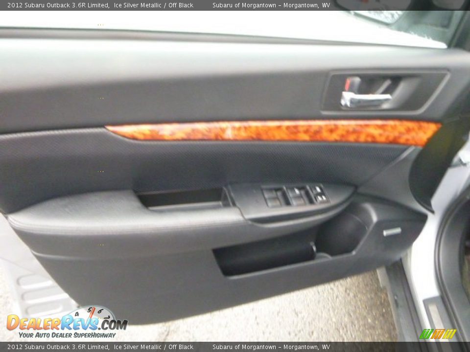 2012 Subaru Outback 3.6R Limited Ice Silver Metallic / Off Black Photo #19