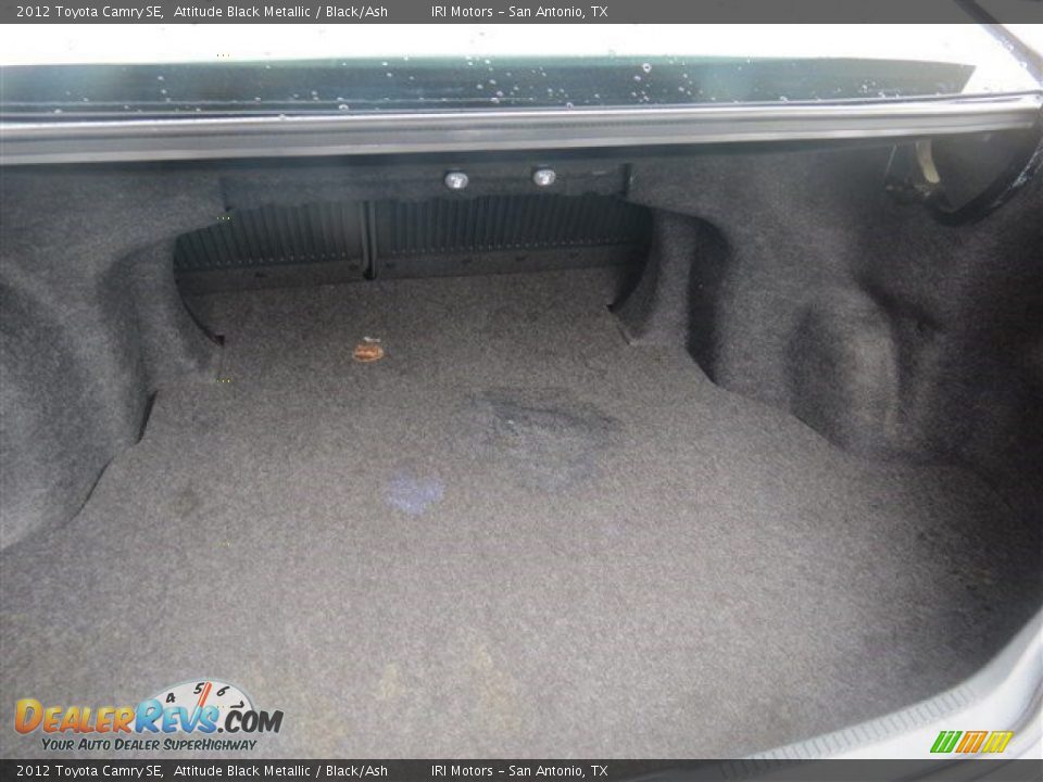 2012 Toyota Camry SE Attitude Black Metallic / Black/Ash Photo #14