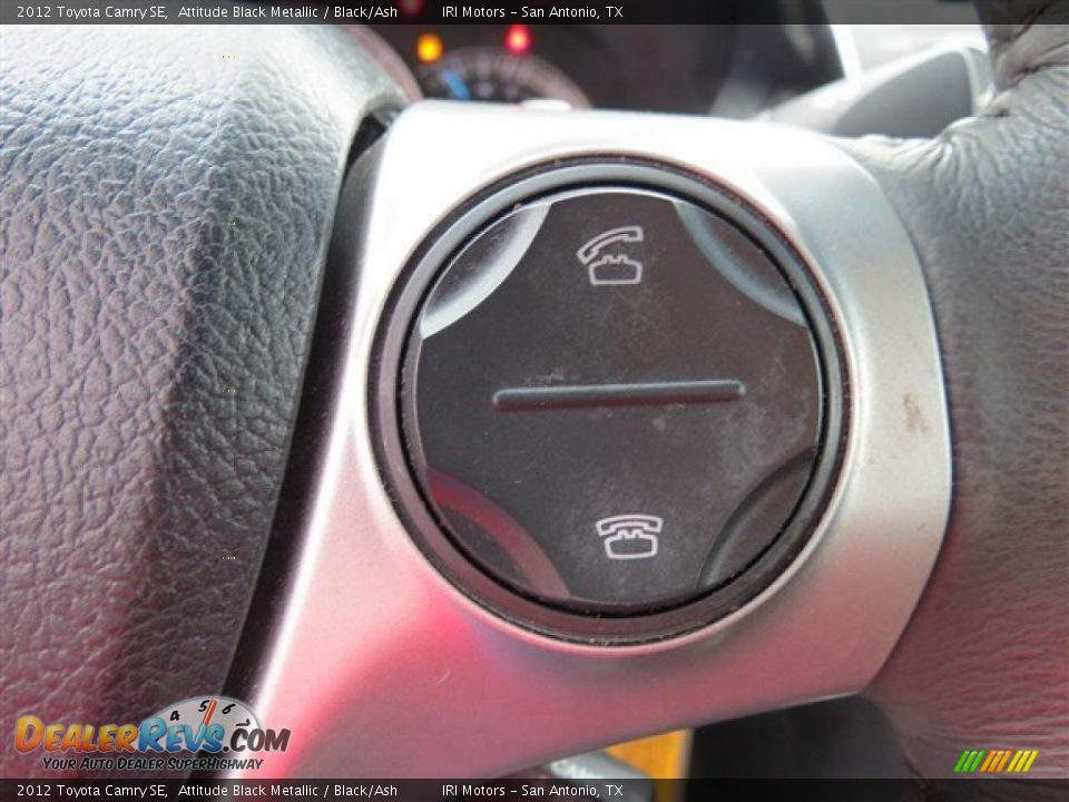 2012 Toyota Camry SE Attitude Black Metallic / Black/Ash Photo #20