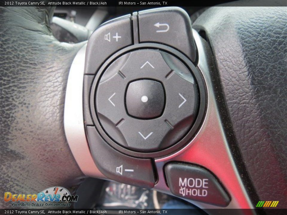 2012 Toyota Camry SE Attitude Black Metallic / Black/Ash Photo #21