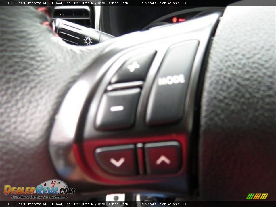 2012 Subaru Impreza WRX 4 Door Ice Silver Metallic / WRX Carbon Black Photo #21