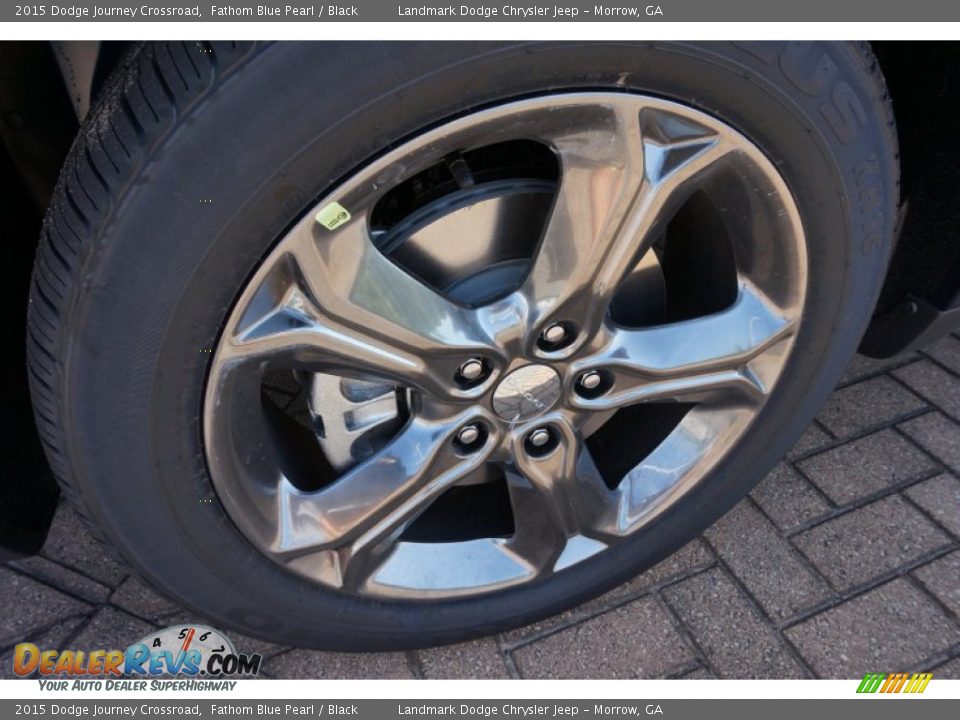 2015 Dodge Journey Crossroad Fathom Blue Pearl / Black Photo #5