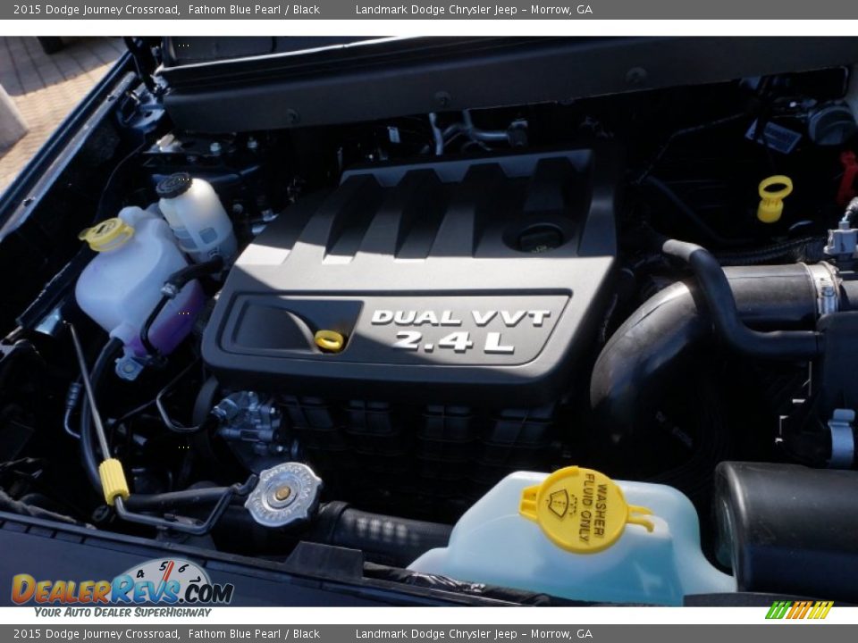 2015 Dodge Journey Crossroad Fathom Blue Pearl / Black Photo #8