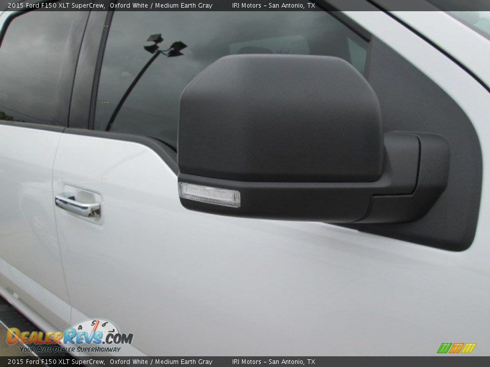 2015 Ford F150 XLT SuperCrew Oxford White / Medium Earth Gray Photo #5
