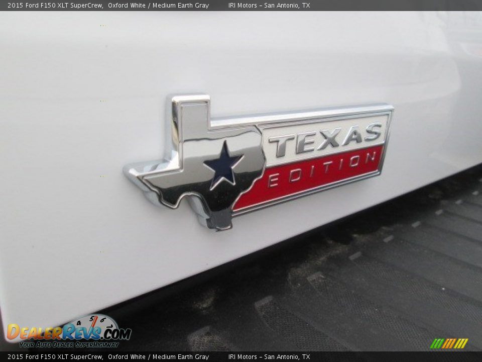 2015 Ford F150 XLT SuperCrew Oxford White / Medium Earth Gray Photo #16