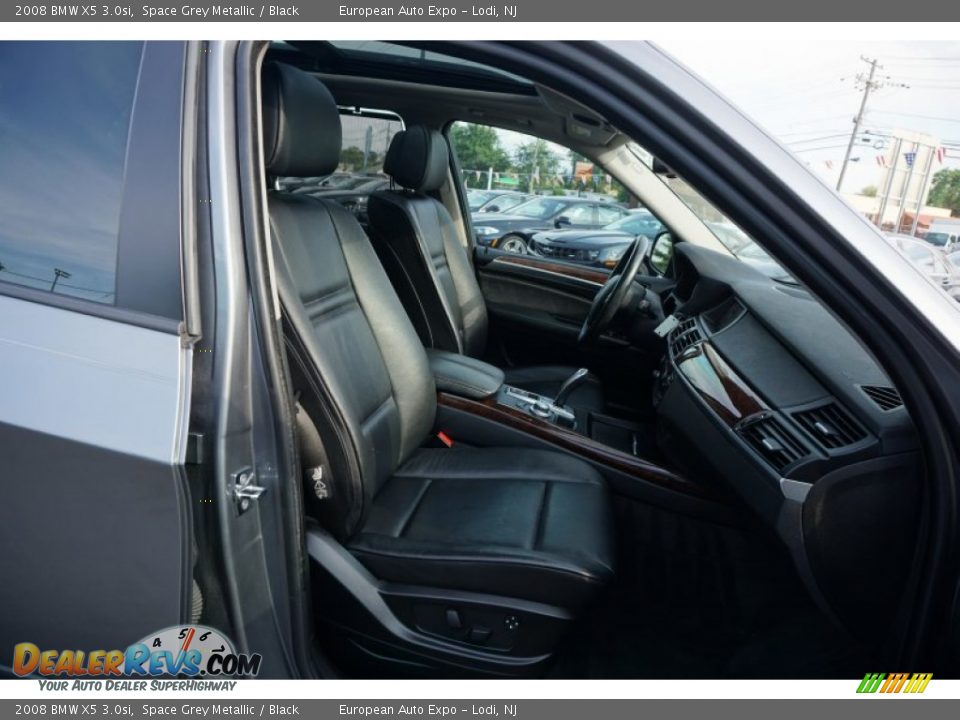 2008 BMW X5 3.0si Space Grey Metallic / Black Photo #7