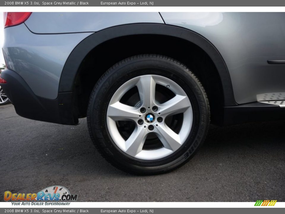 2008 BMW X5 3.0si Space Grey Metallic / Black Photo #18