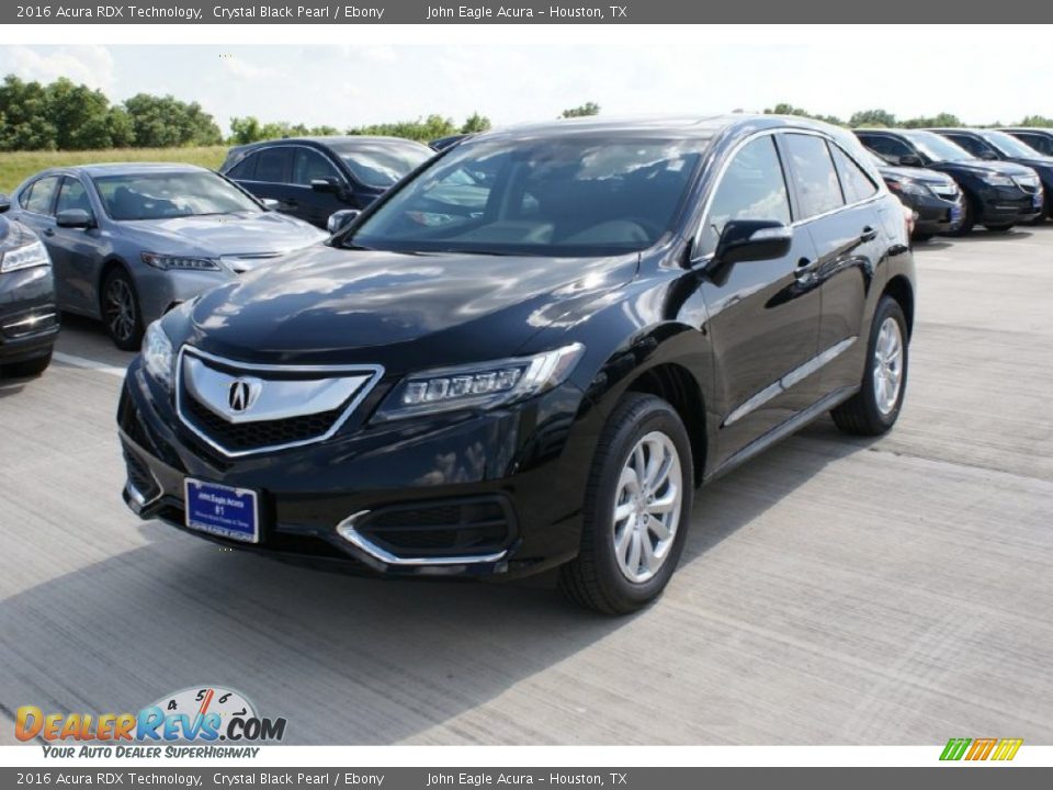 2016 Acura RDX Technology Crystal Black Pearl / Ebony Photo #3