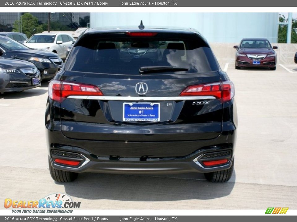 2016 Acura RDX Technology Crystal Black Pearl / Ebony Photo #6