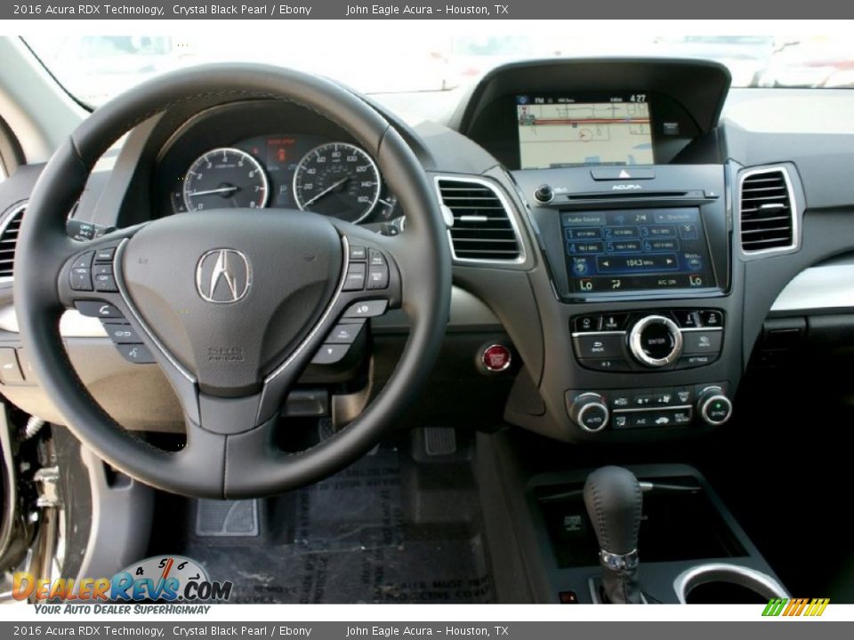 2016 Acura RDX Technology Crystal Black Pearl / Ebony Photo #9